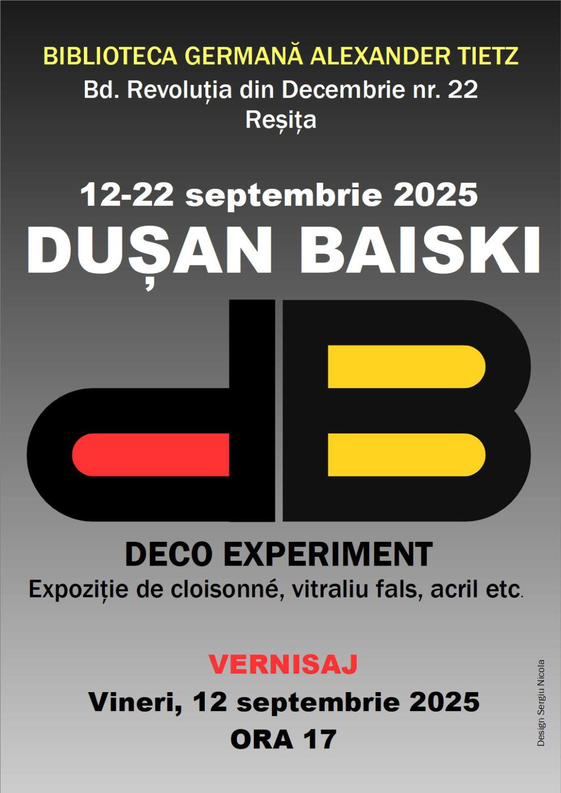 Expoziție personală de artă plastică la Reșița